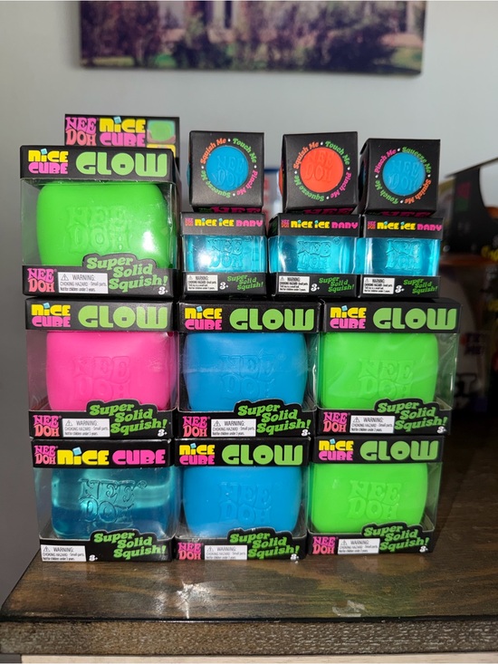 Needoh Other - Set of 13 Items NeeDoh Nice Cube Glow Super & Nice Ice Baby & Groovy Glob